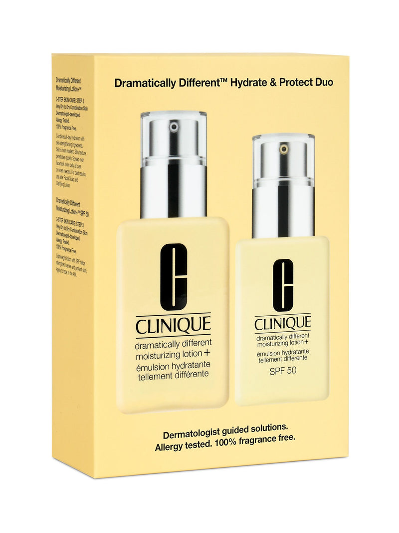 Clinique Dramatically Different Duo skincare gift set (British brand)