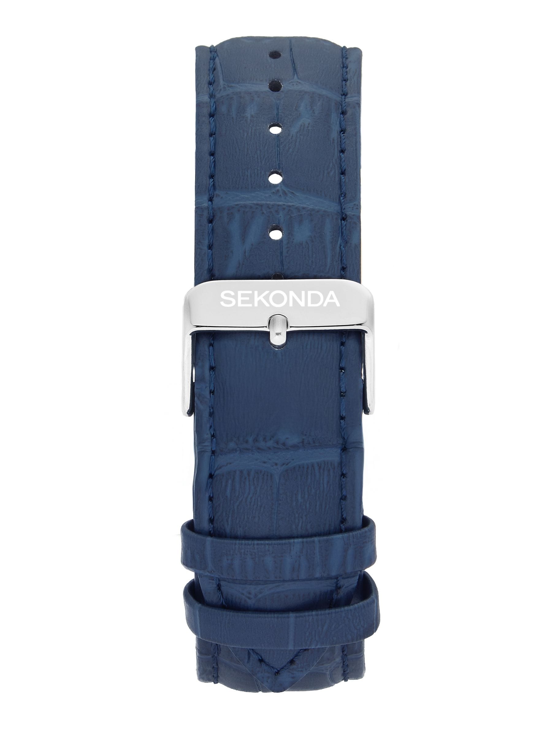 Sekonda Blue Rene 39mm square analogue watch (British brand)