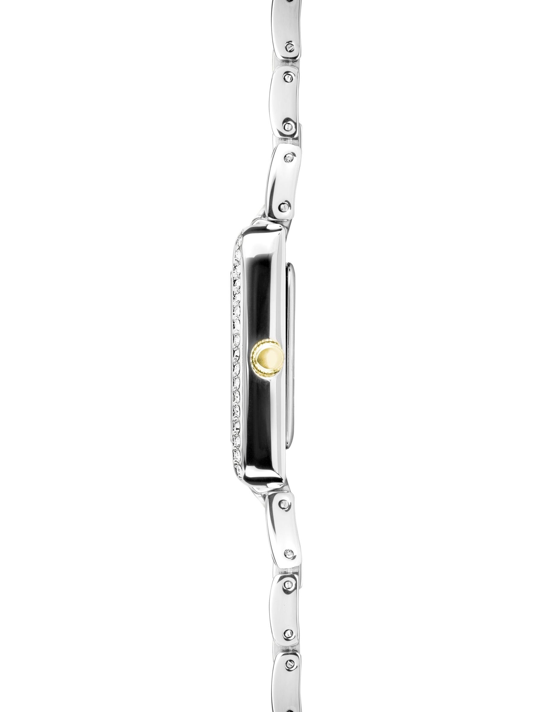 Sekonda Colette rectangular silver plated watch 22mm - British product