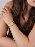 Sekonda Margot 34mm gold tone analogue watch - British product