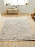 La Redoute Intérieurs Beige Diano Knitted Effect Wool Rug