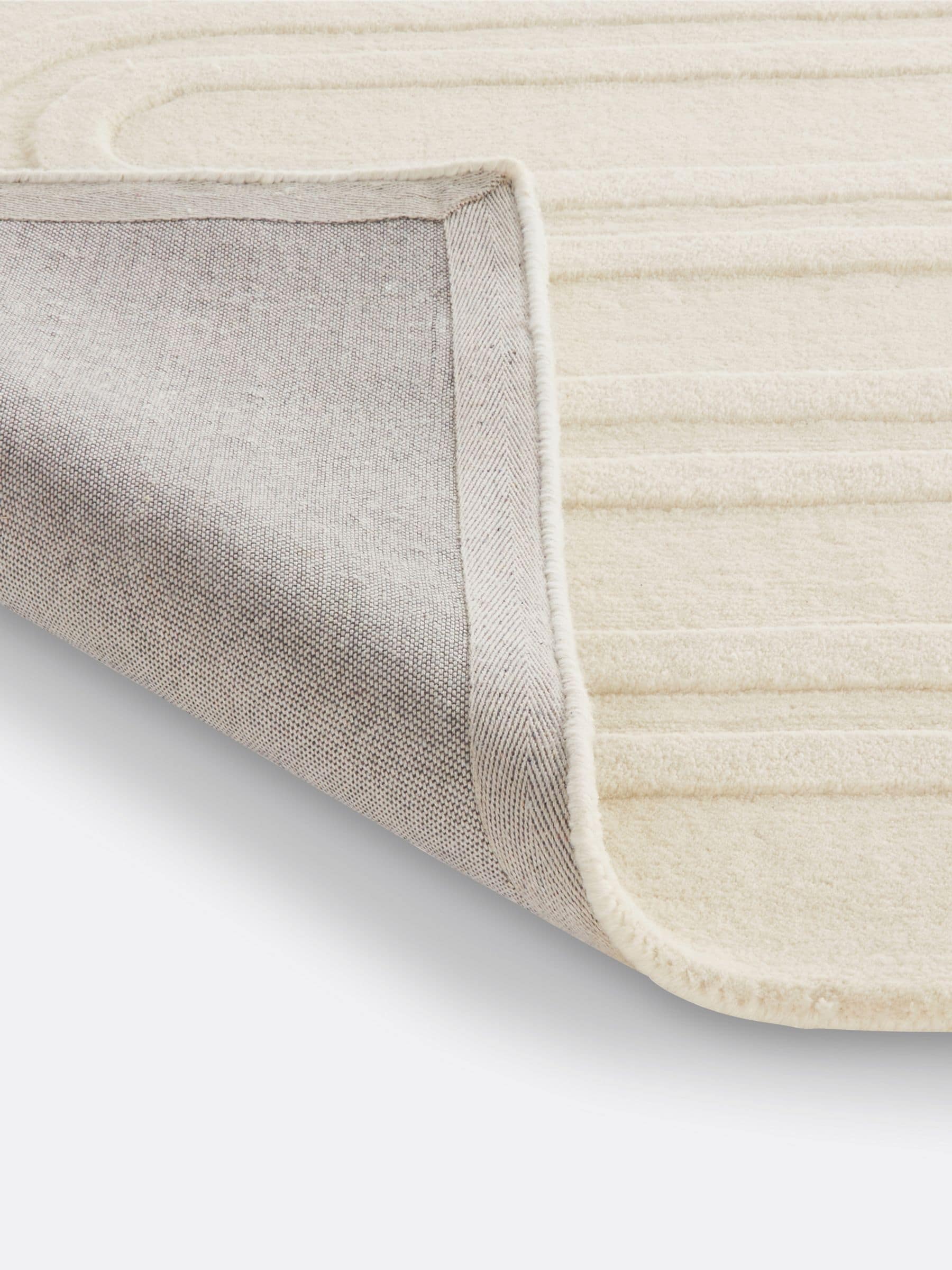 La Redoute wool rug Ecru Ary 200x290cm (British brand)