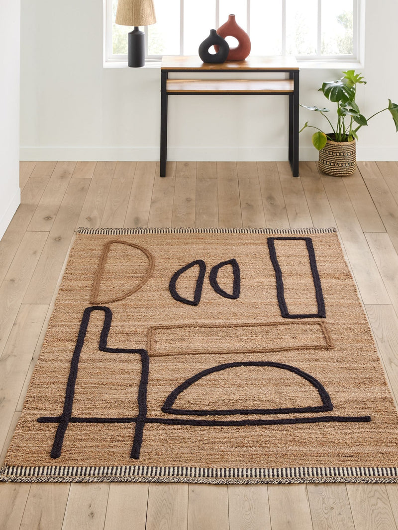 La Redoute Intérieurs Euphie jute rug 200x290cm, imported from the UK