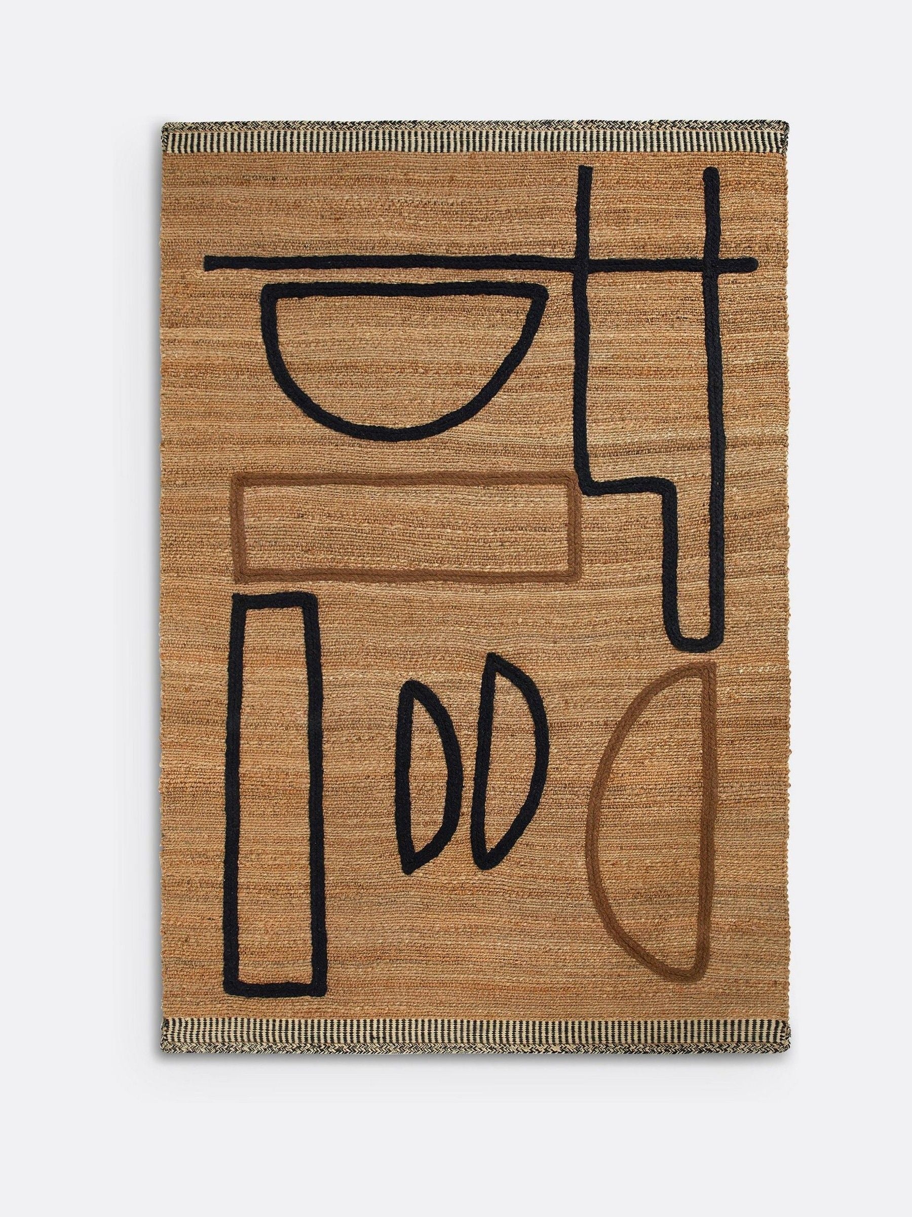 La Redoute Intérieurs Euphie jute rug 200x290cm, imported from the UK