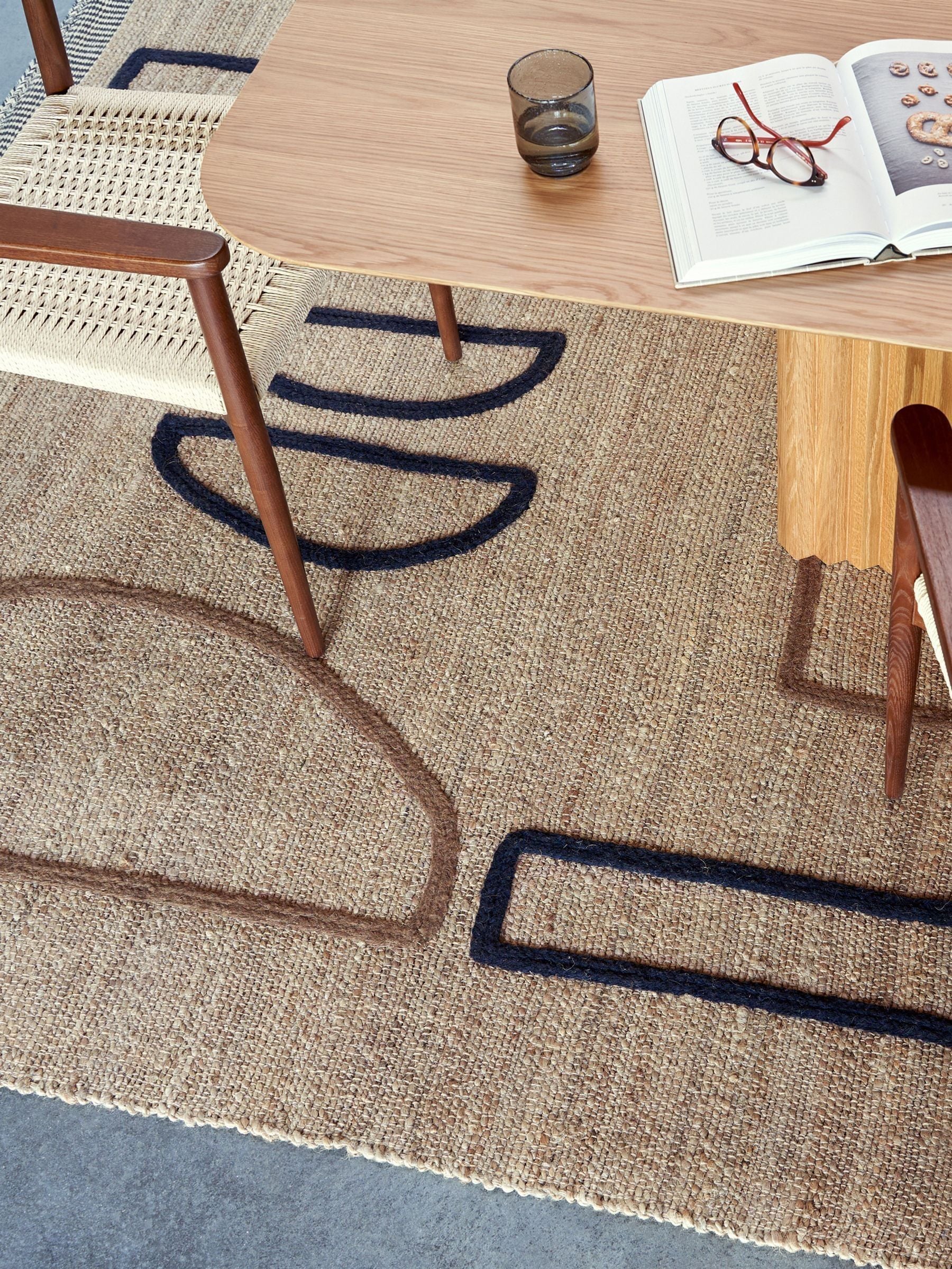 La Redoute Intérieurs Euphie jute rug 200x290cm, imported from the UK