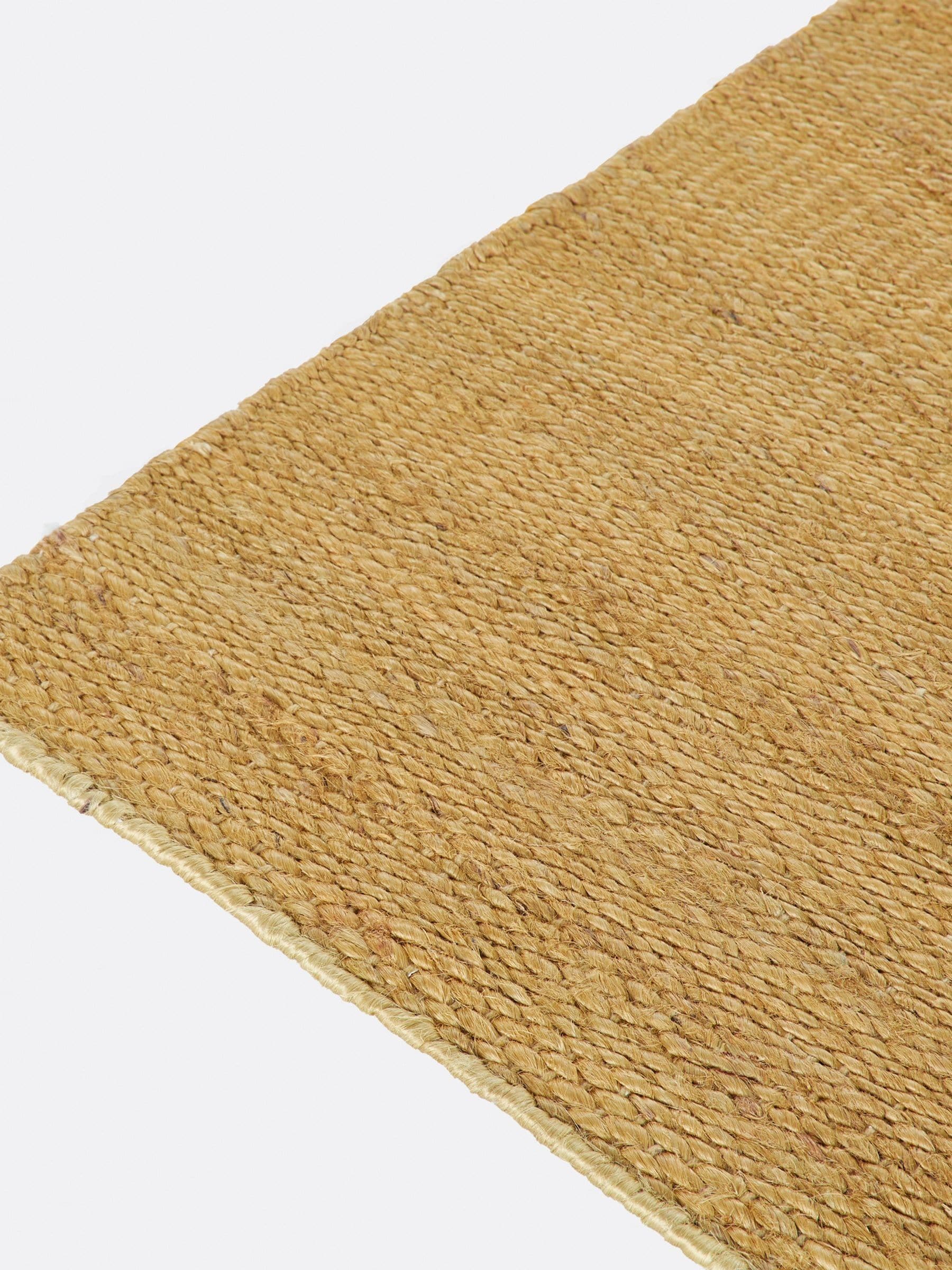 La Redoute Intérieurs Yellow Tanora jute and cotton rug 200x290cm, imported from the UK