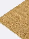 La Redoute Intérieurs Yellow Tanora jute and cotton rug 200x290cm, imported from the UK