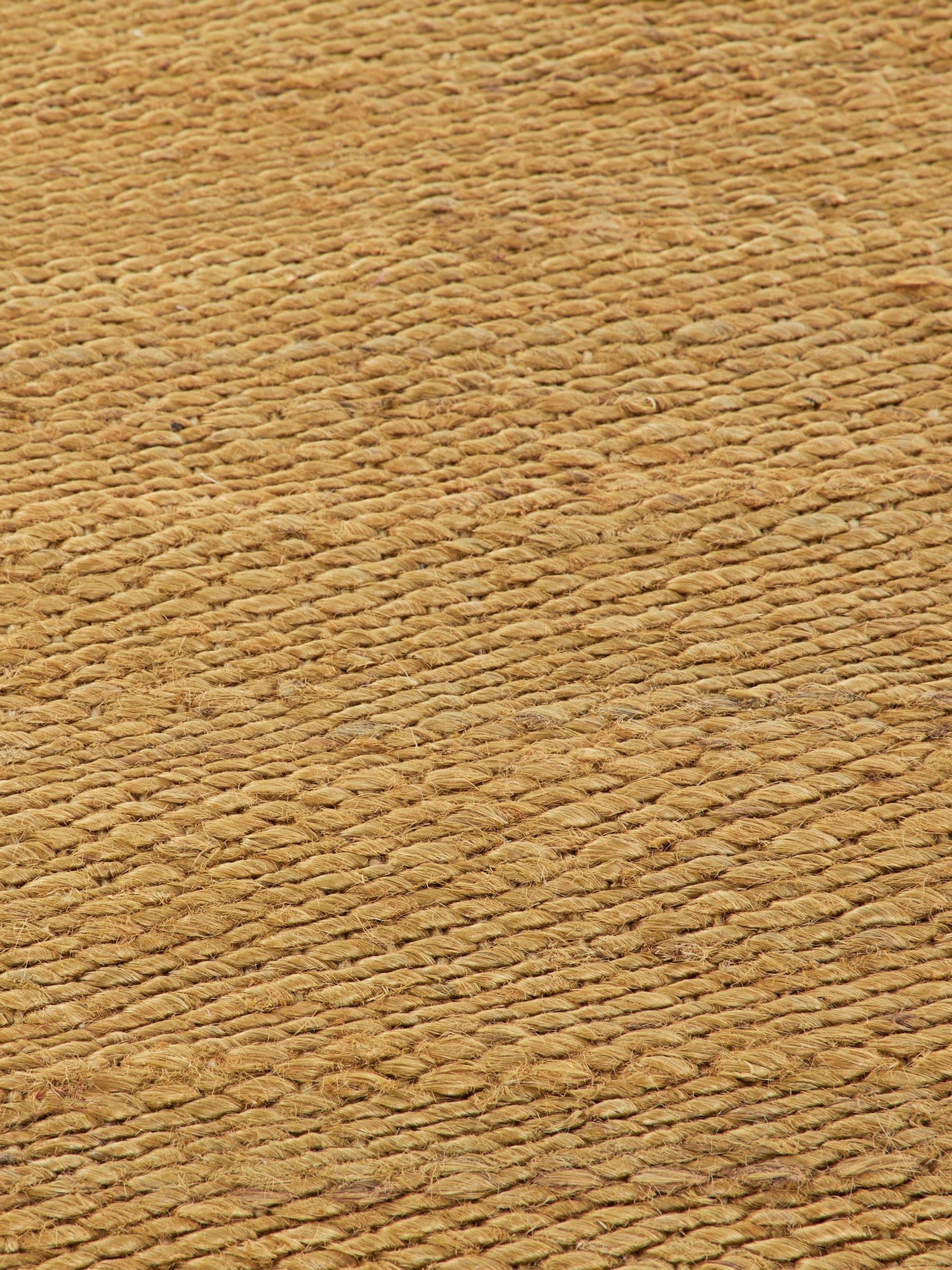 La Redoute Intérieurs Yellow Tanora jute and cotton rug 200x290cm, imported from the UK