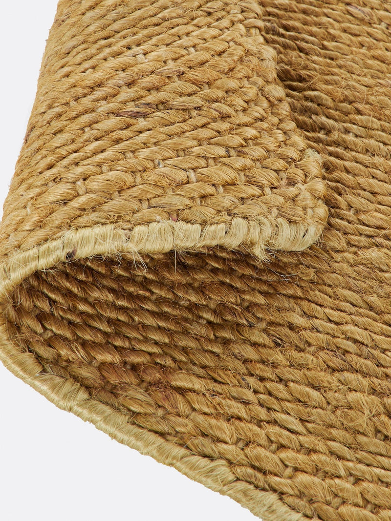 La Redoute Intérieurs Yellow Tanora jute and cotton rug 200x290cm, imported from the UK
