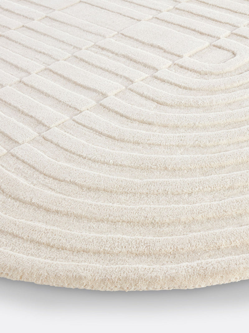 La Redoute Intérieurs Malko oval wool rug (British brand)