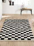 La Redoute Intérieurs Black Danito Checkerboard Rug
