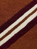La Redoute Georgio wool rug caramel stripes - British product