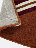 La Redoute Georgio wool rug caramel stripes - British product