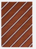 La Redoute Georgio wool rug caramel stripes - British product
