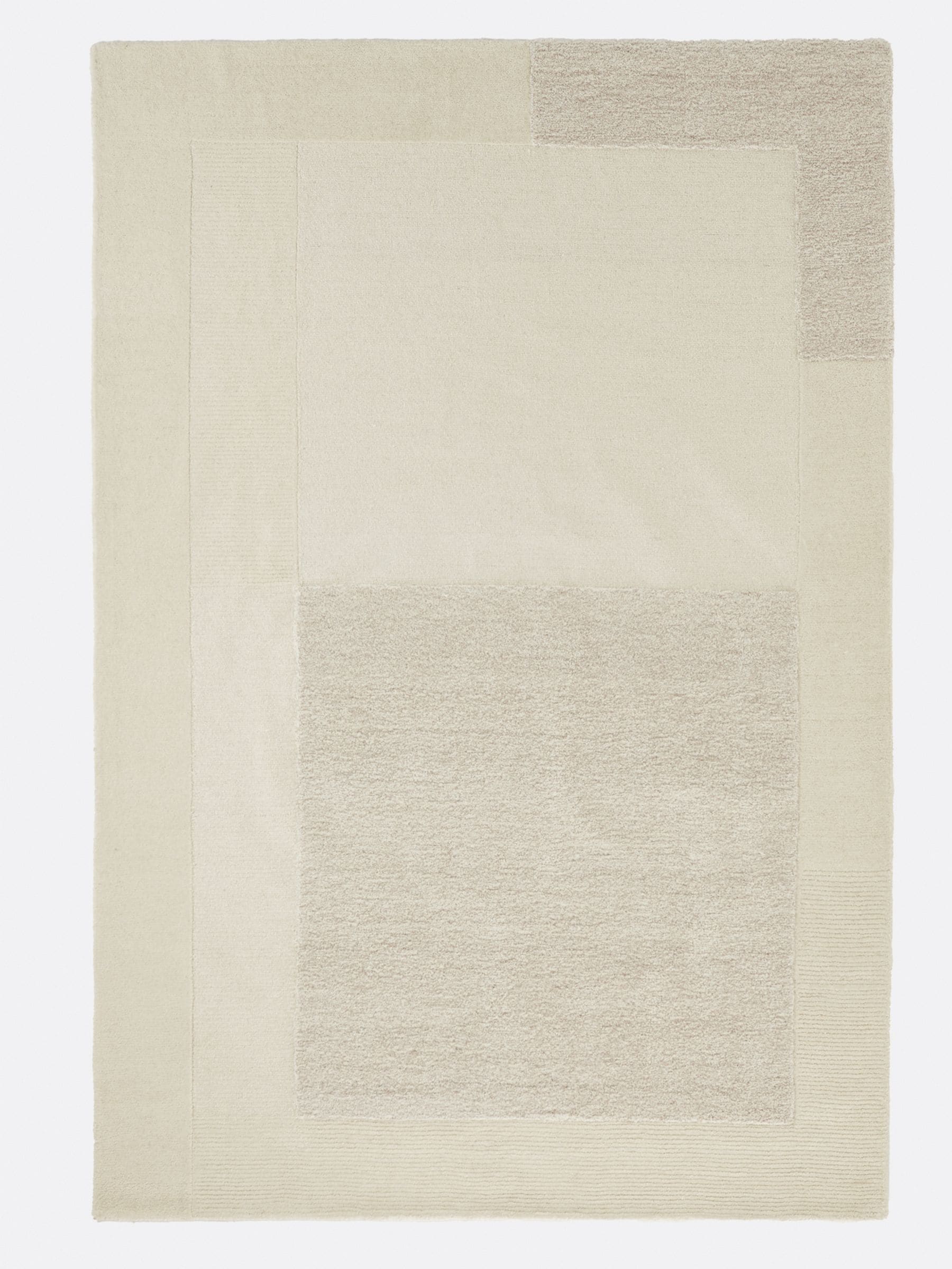 La Redoute Intérieurs ecru wool rug 200x290cm (British brand)