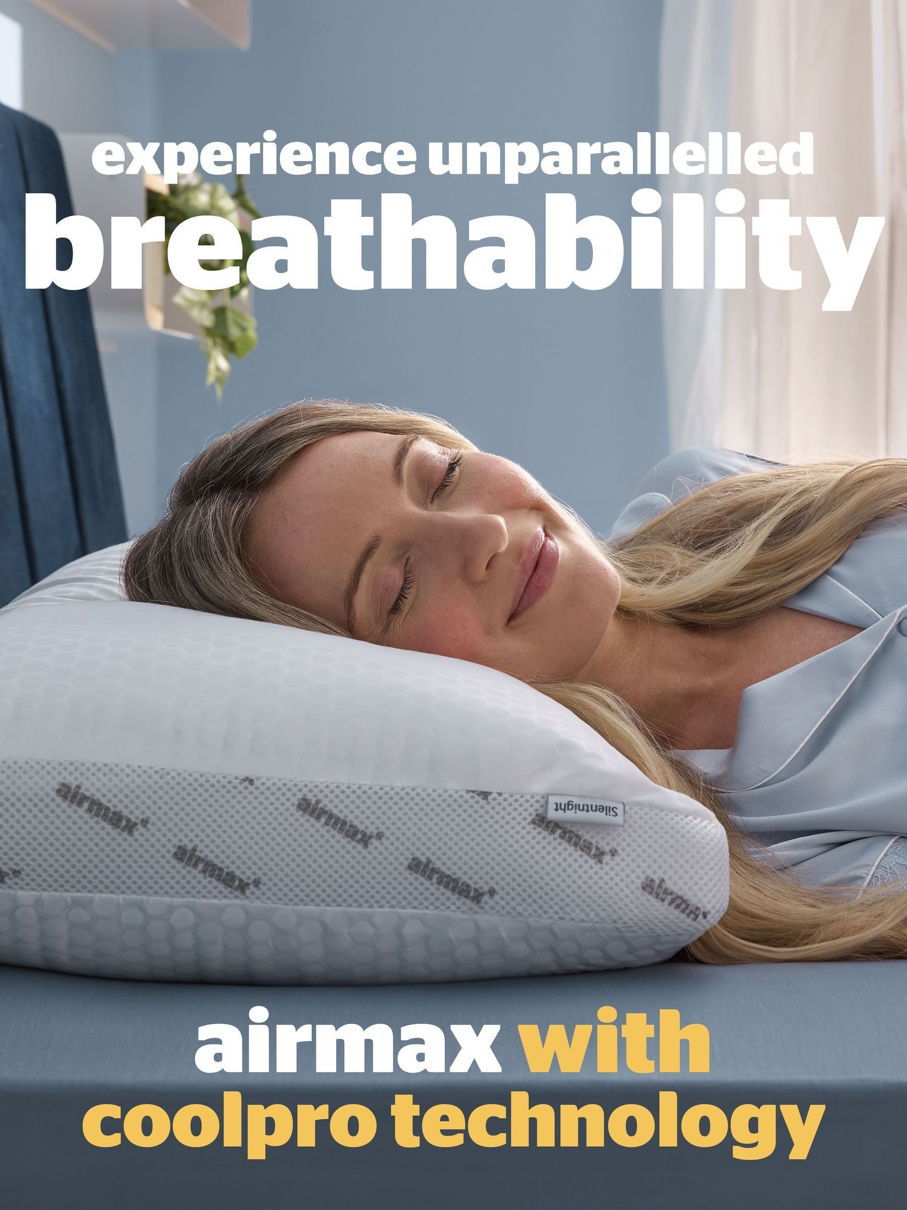 Silentnight Airmax Cool Pro Pillow, UK version