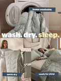 Silentnight gingham coverless duvet 4.5 tog, UK version