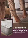 Sleepeezee quilted hypoallergenic mattress protector, imported from the UK