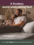 Sleepeezee quilted hypoallergenic mattress protector, imported from the UK