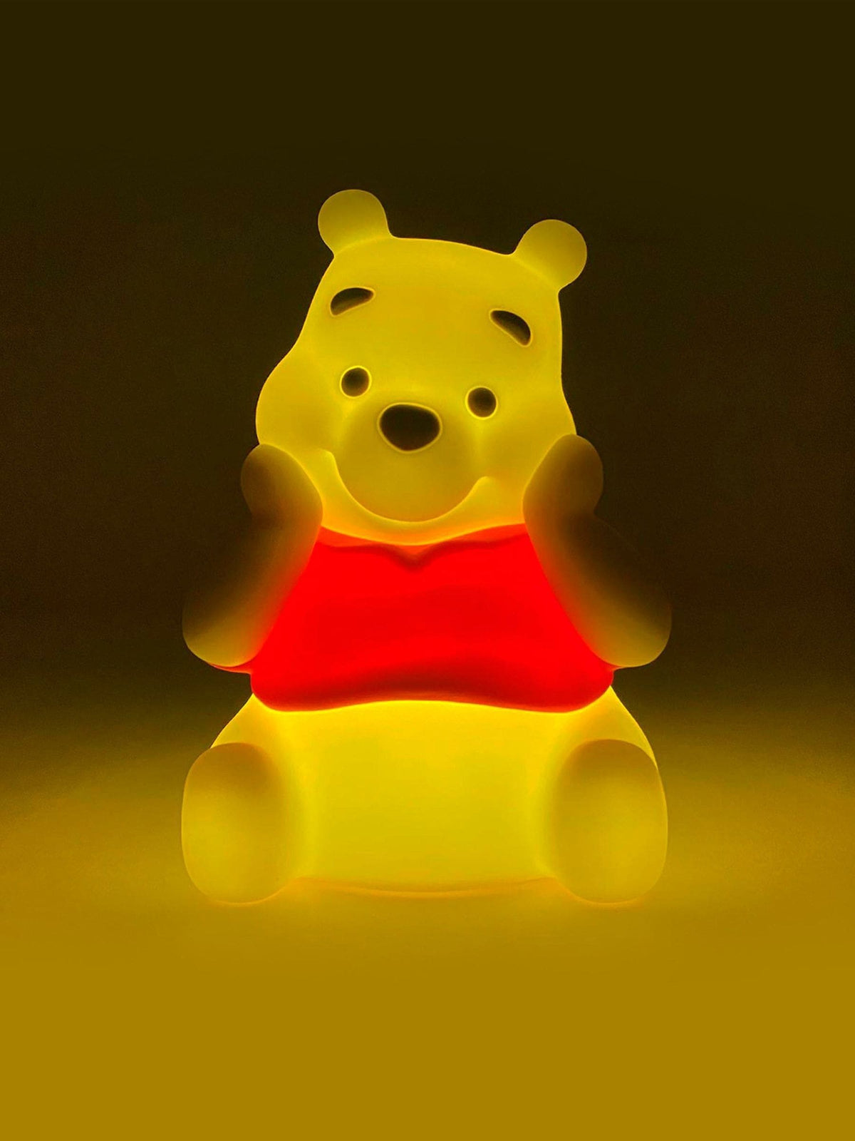 Disney Winnie the Pooh yellow LED figurine H14cm imported from the UK