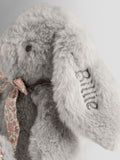 JoJo Billie Bunny personalised soft toy, floral ears, small (British brand)