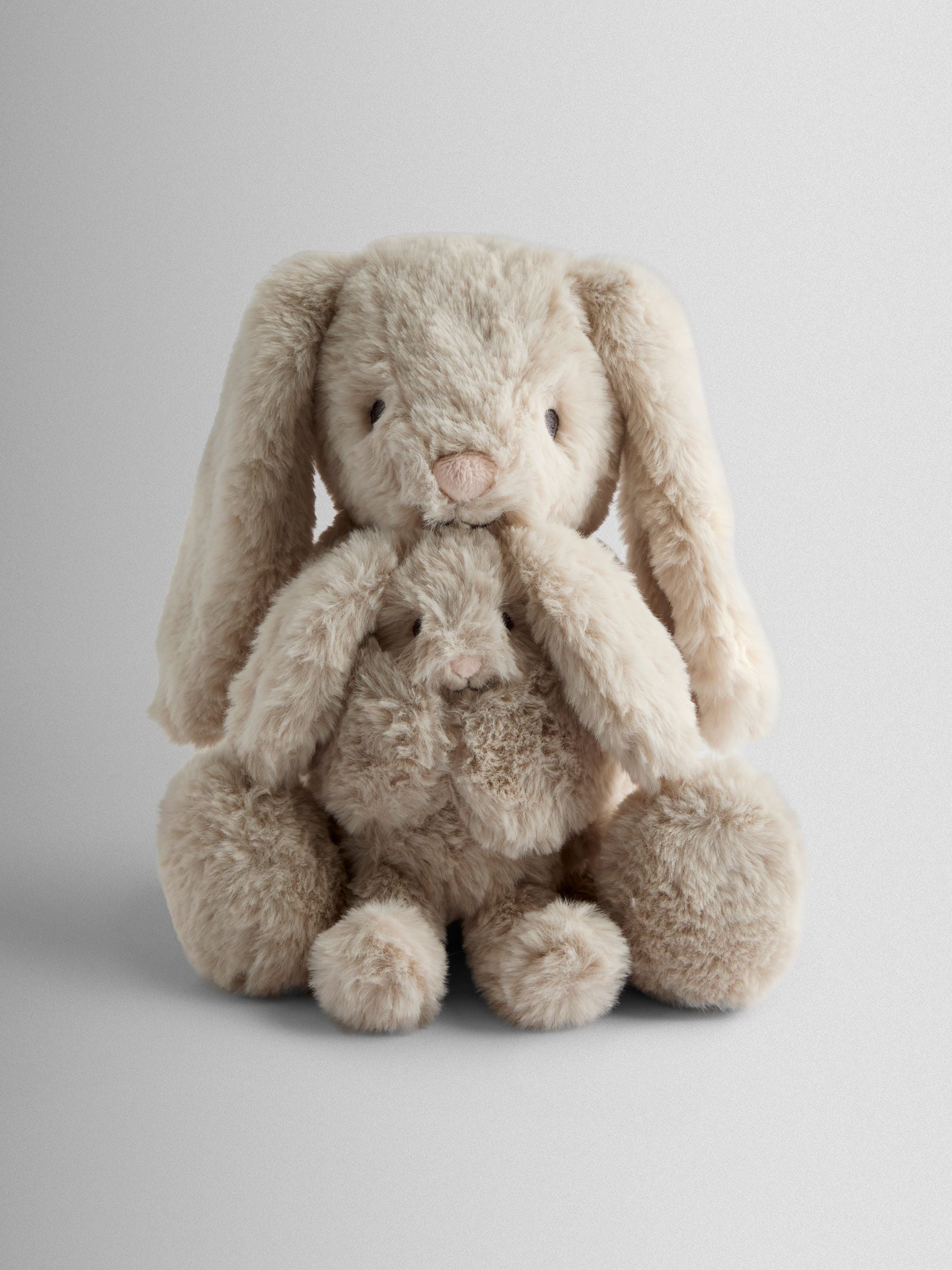 JoJo Maman Bébé mummy and baby bunny personalised soft toy 31cm, UK version