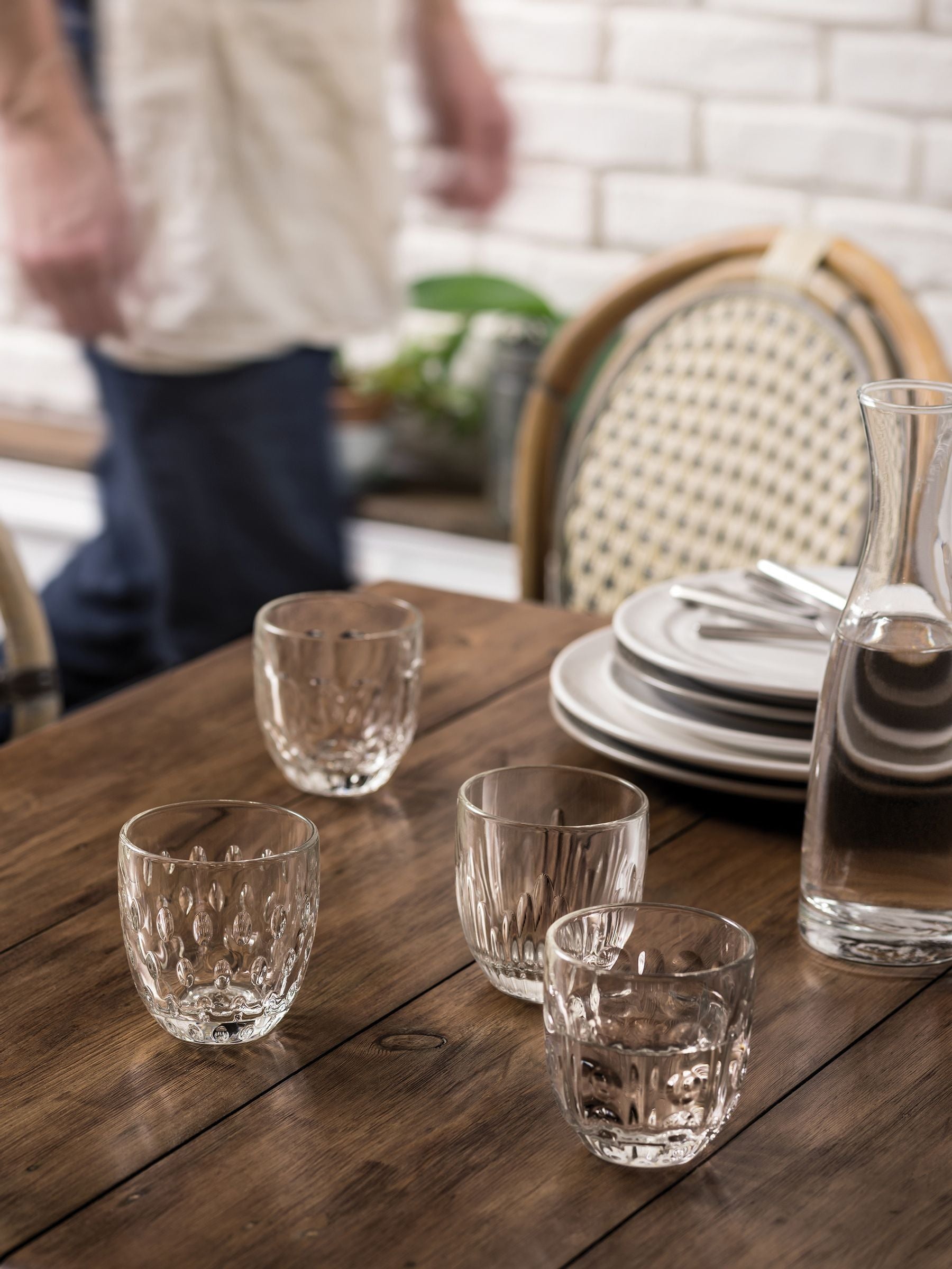 La Rochère clear Troquet tumblers set of 4 (British brand)