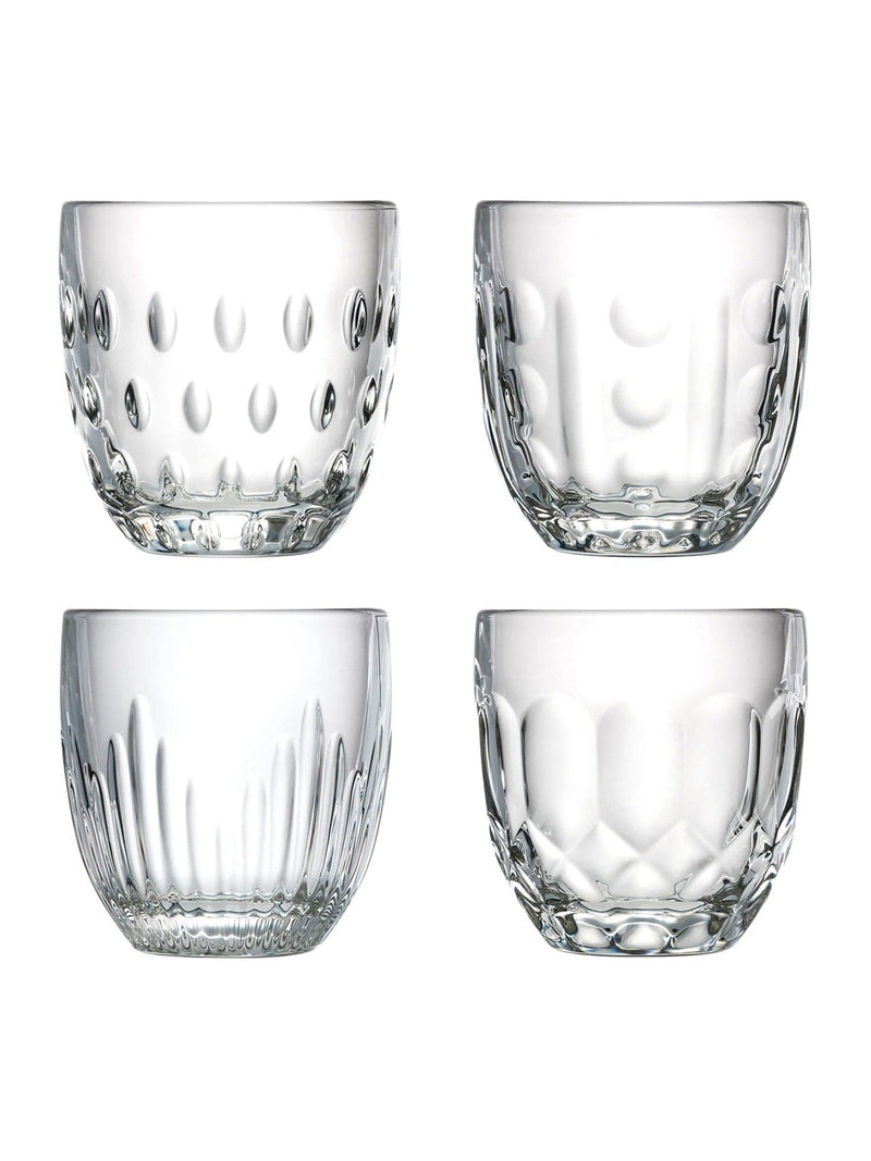 La Rochère clear Troquet tumblers set of 4 (British brand)