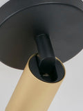 Searchlight gold and black mini GU10 spotlight 13.5cm - British product
