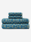 SlowTide Dusty Blue Bex bath sheet towel (British brand)