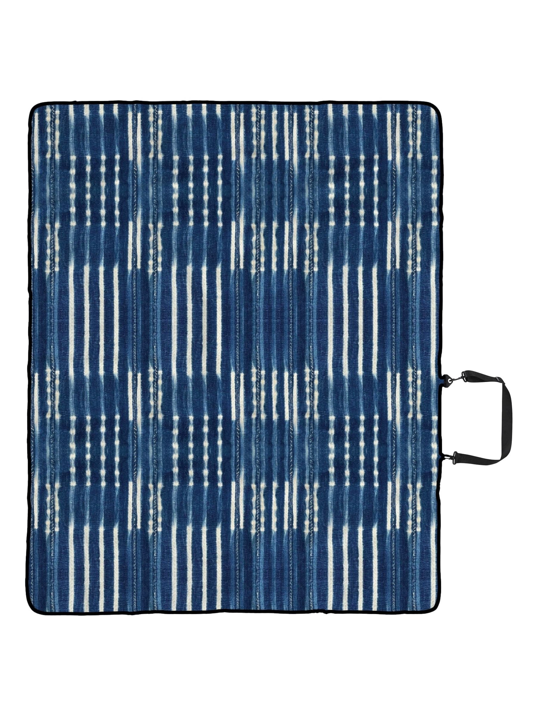SlowTide Indigo Koko picnic blanket (British brand)