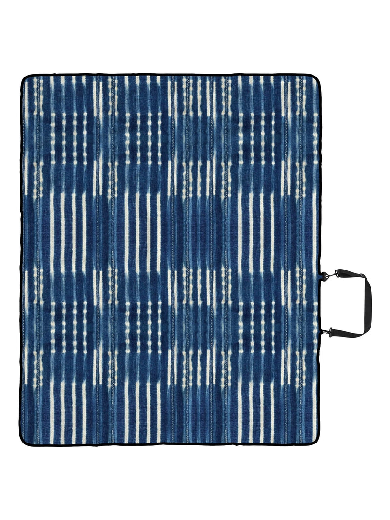 SlowTide Indigo Koko picnic blanket (British brand)