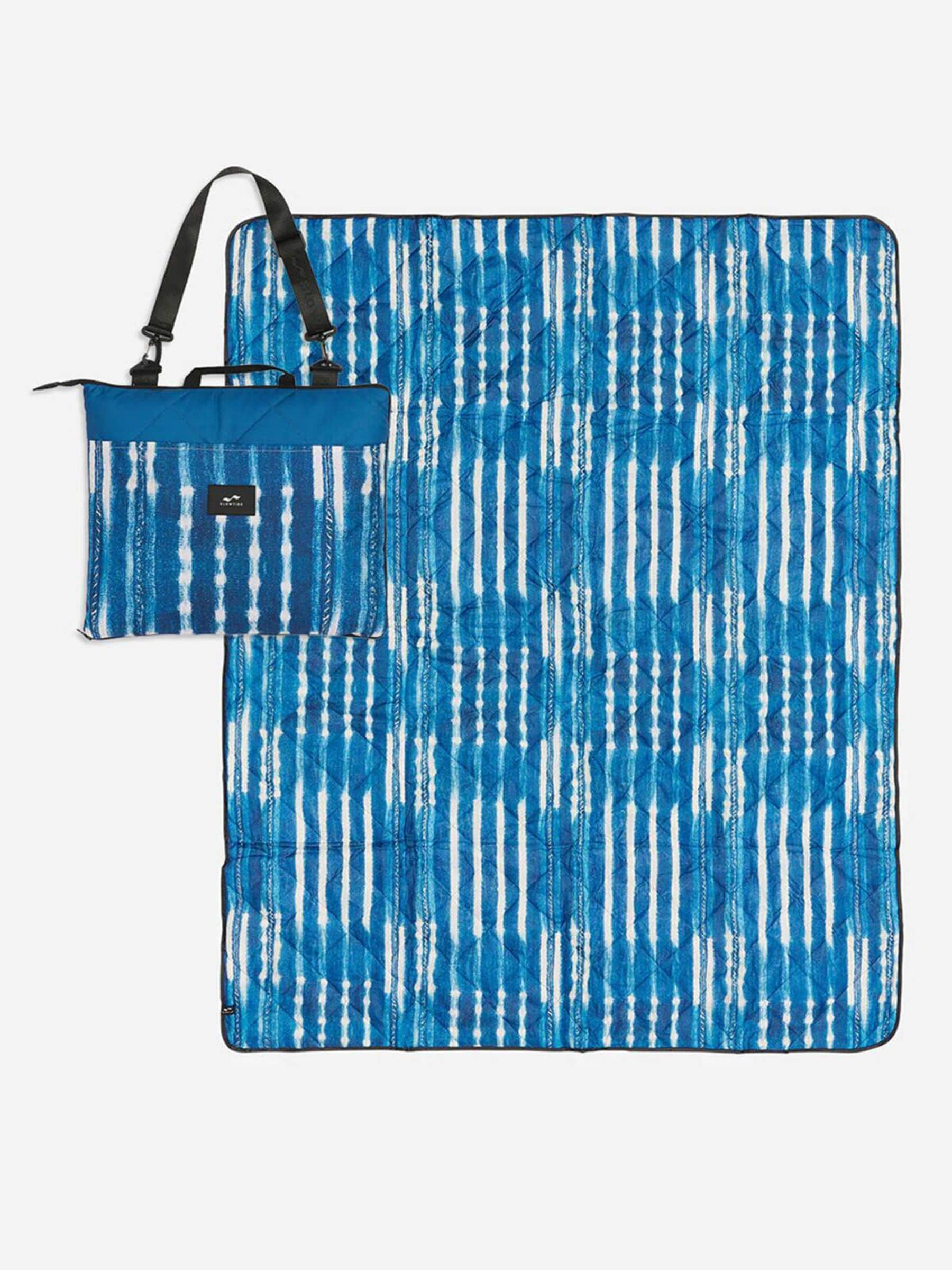 SlowTide Indigo Koko picnic blanket (British brand)