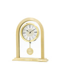 Acctim Clocks gold tone Colney table clock, UK version