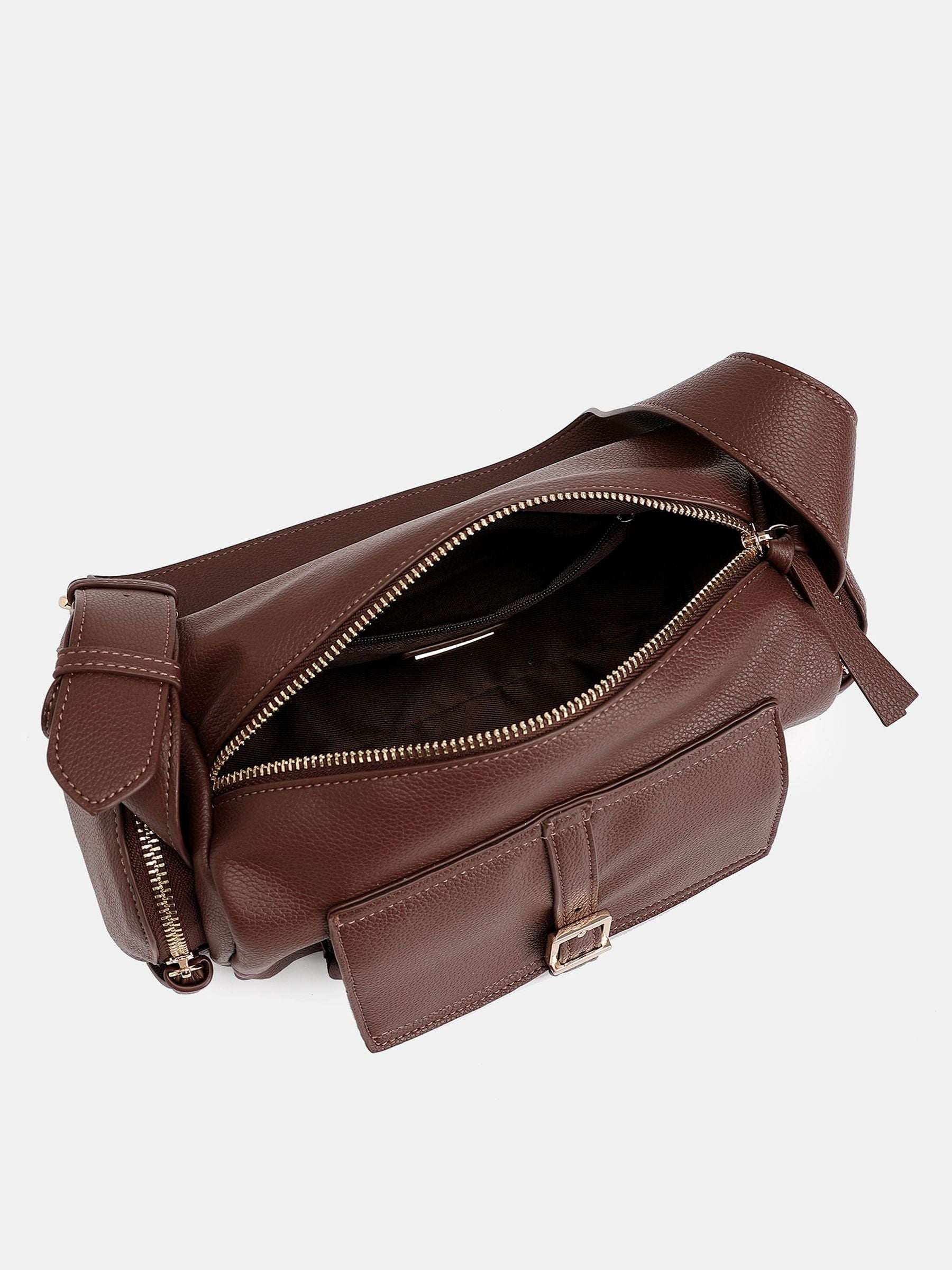 Novo White Alexandria multi pocket shoulder bag, UK version