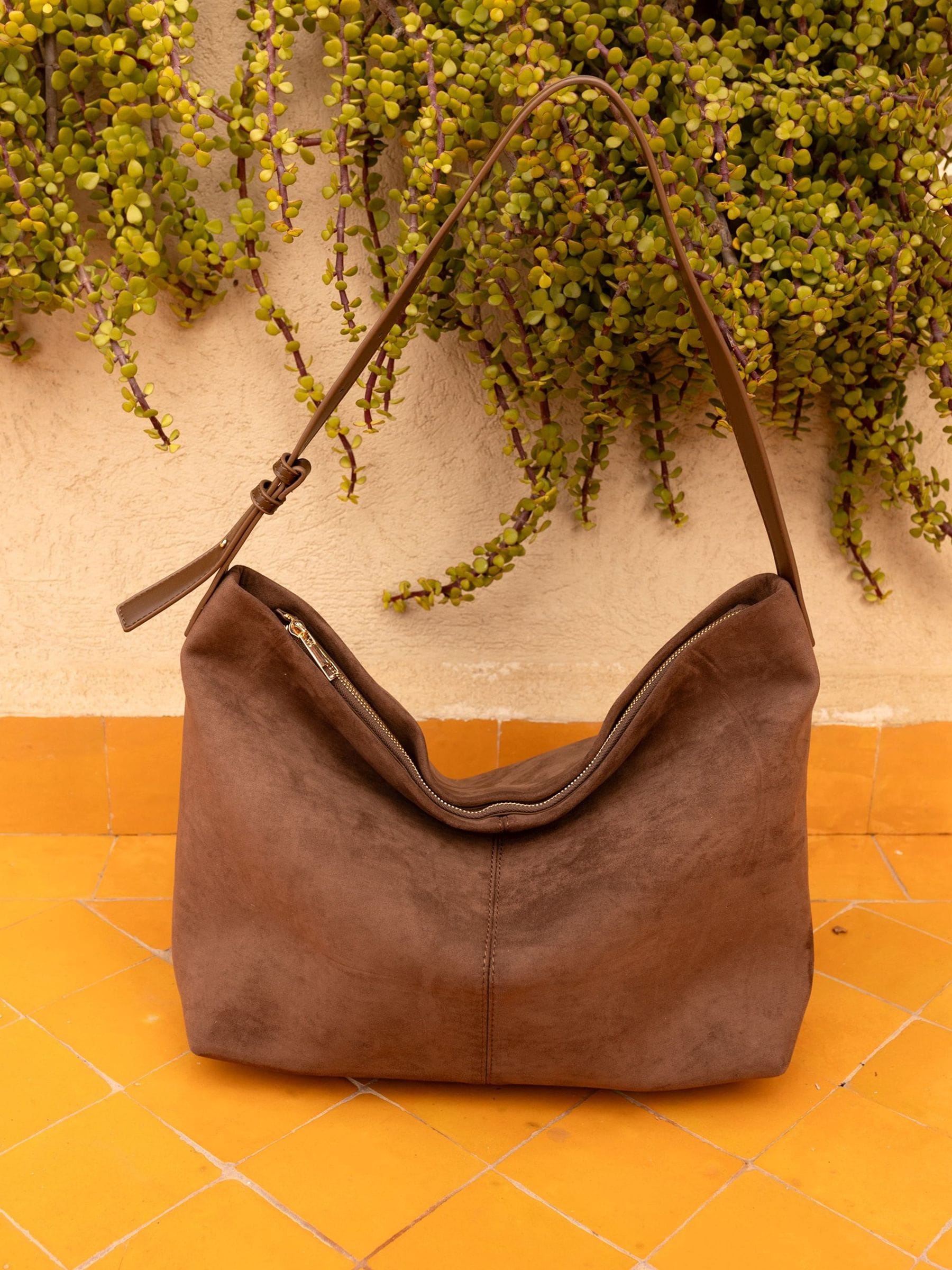 Novo Black Auckland Slouch Shoulder Bag