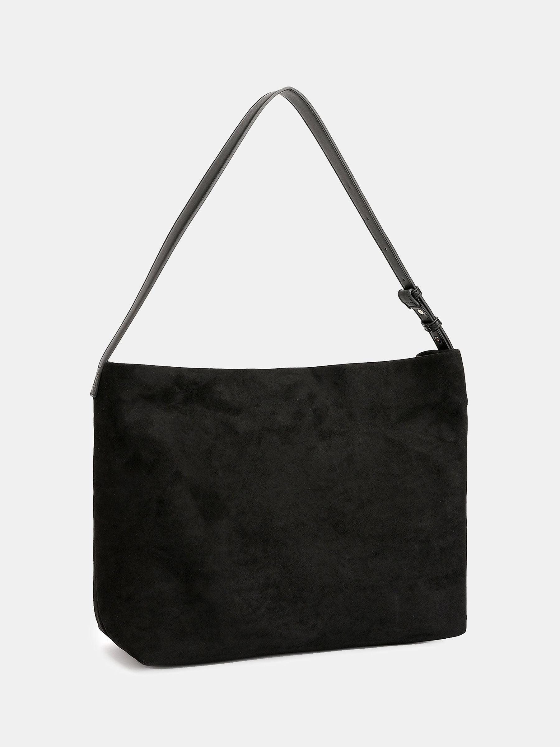 Novo Black Auckland Slouch Shoulder Bag, British brand