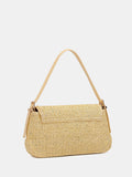 Novo Yellow Raffia Andorra shoulder bag - British product