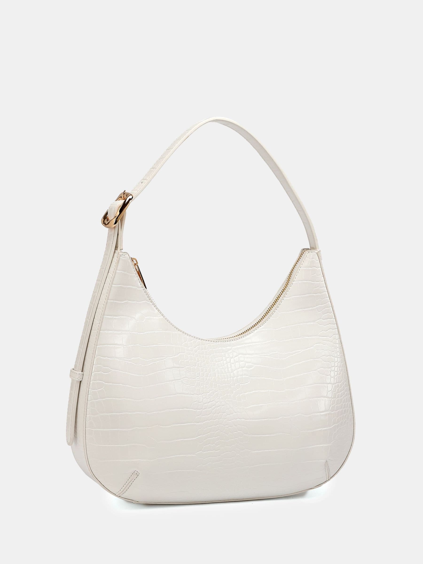 Novo white Antigua shoulder bag, imported from the UK