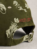 White Stuff green lobster baseball cap, imported from the UK