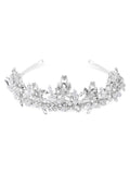 Jon Richard silver tone crystal tiara - British product
