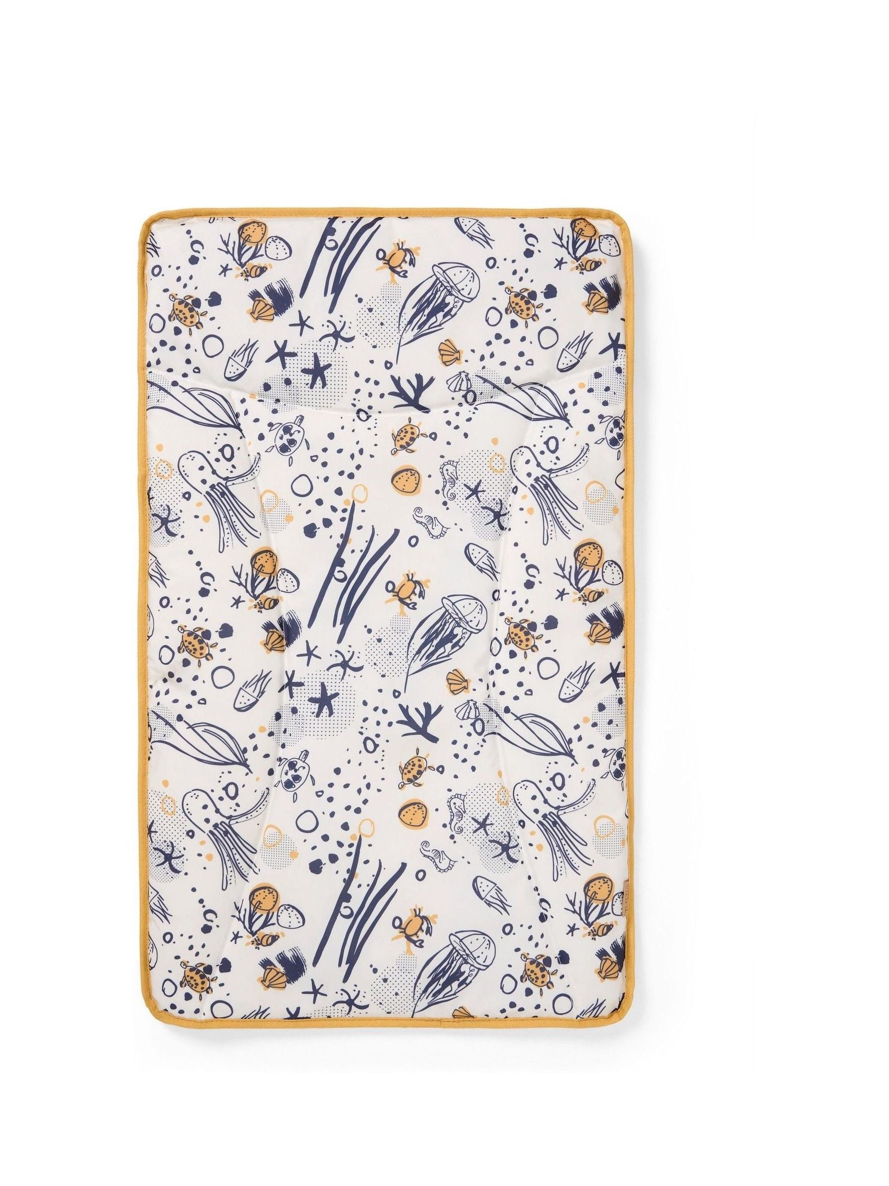 Tutti Bambini Ocean White Baby Changing Mat