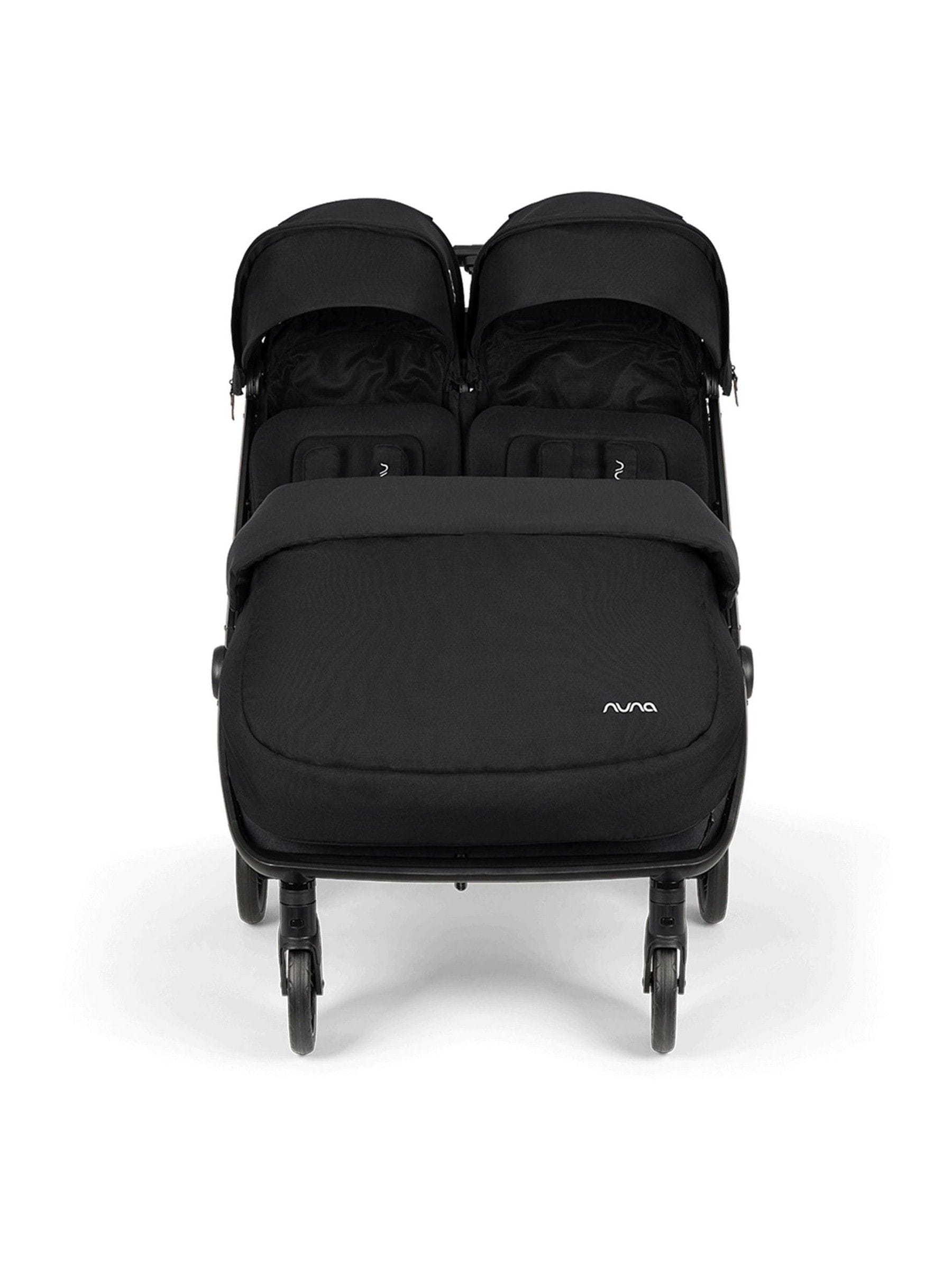 Nuna pushchair footmuff Caviar double (British brand)