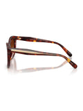 Coach brown square sunglasses with gradient lenses (British brand)