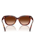 Coach brown square sunglasses with gradient lenses (British brand)