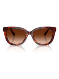 Coach brown square sunglasses with gradient lenses (British brand)
