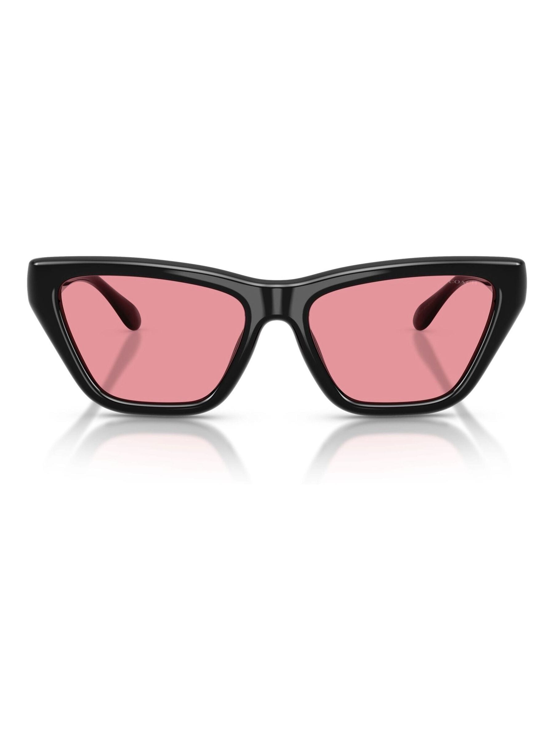 COACH cat eye sunglasses pink lenses (British brand)
