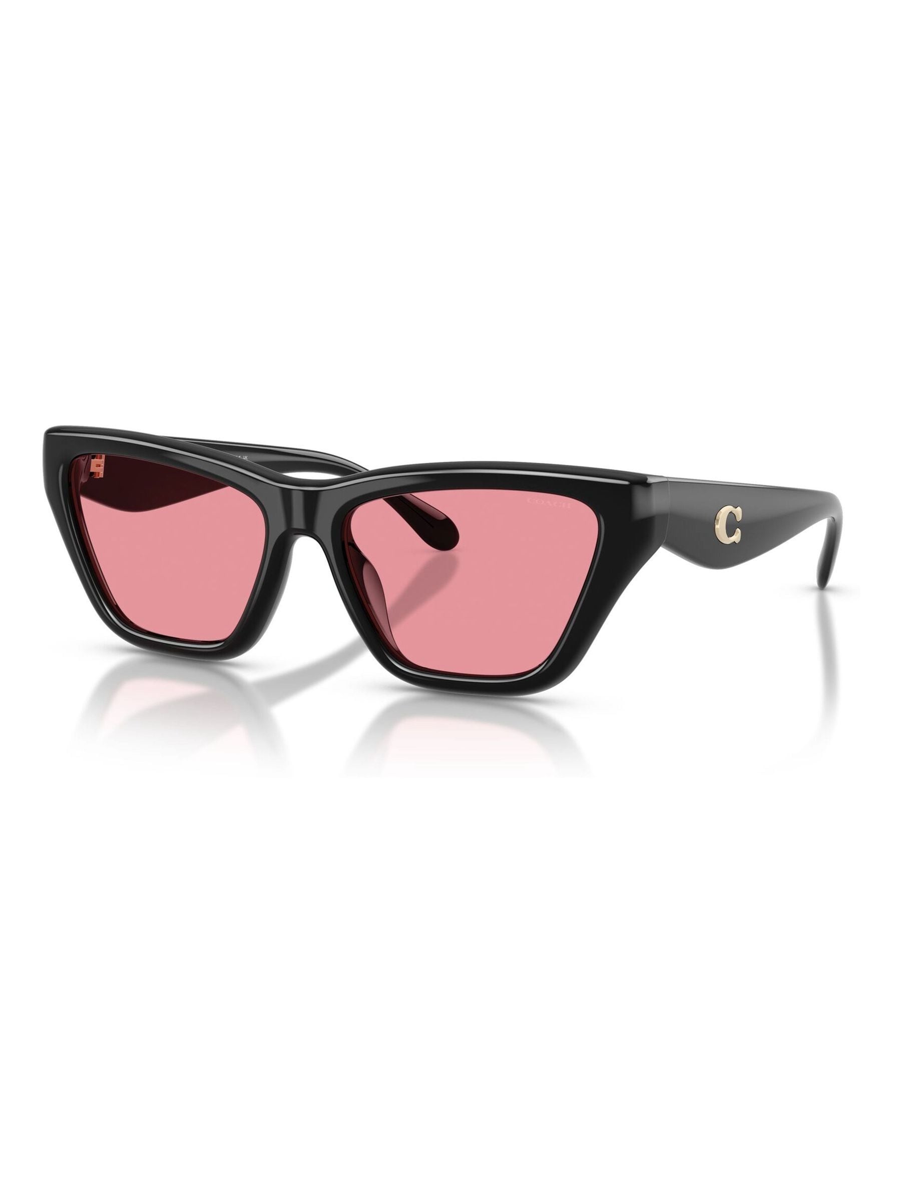 COACH cat eye sunglasses pink lenses (British brand)