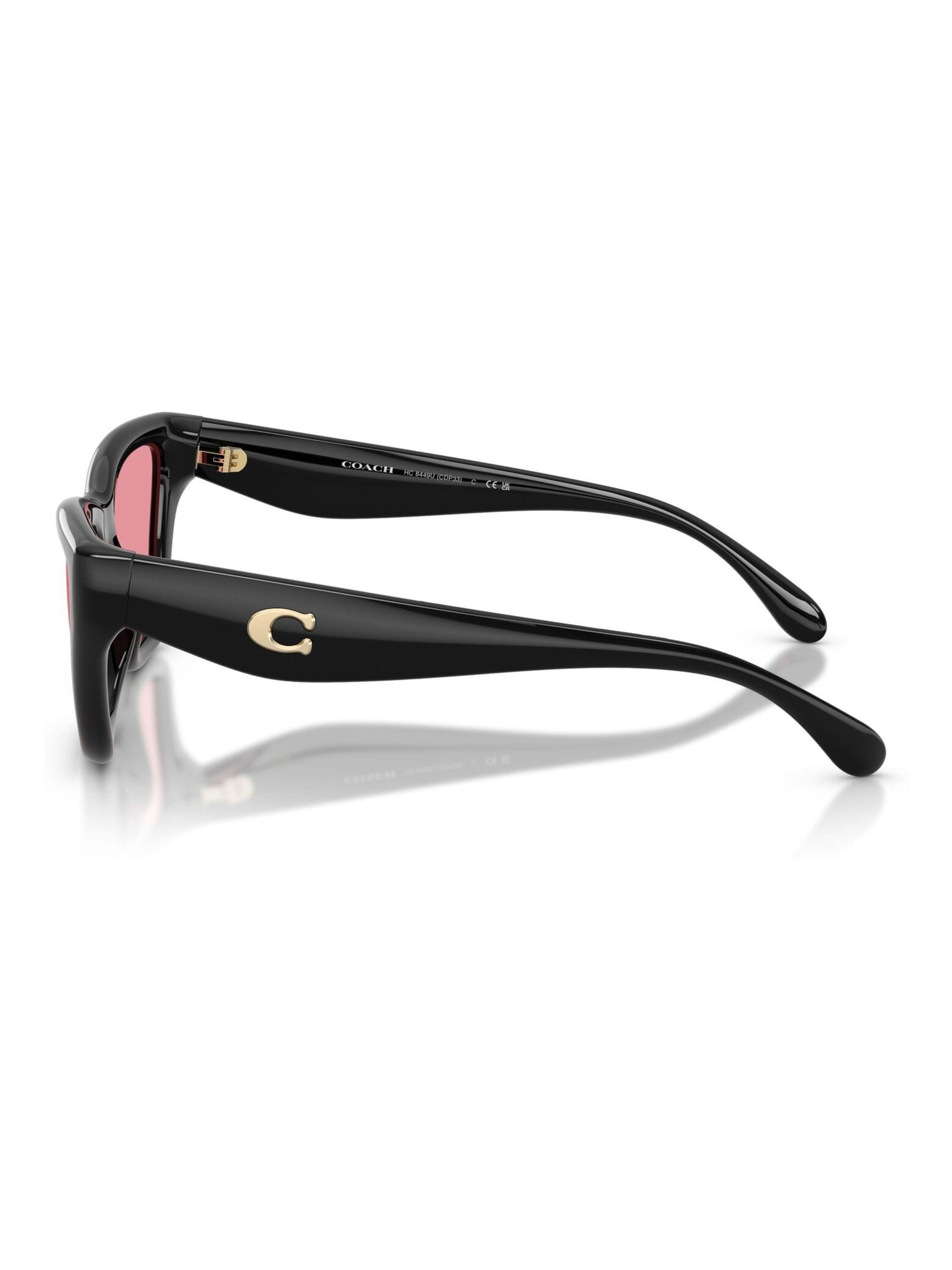 COACH cat eye sunglasses pink lenses (British brand)