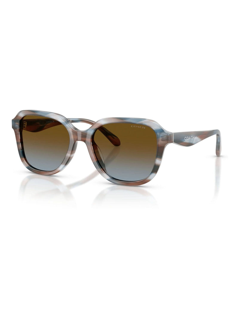 Coach CBY87 square sunglasses brown blue gradient (British brand)